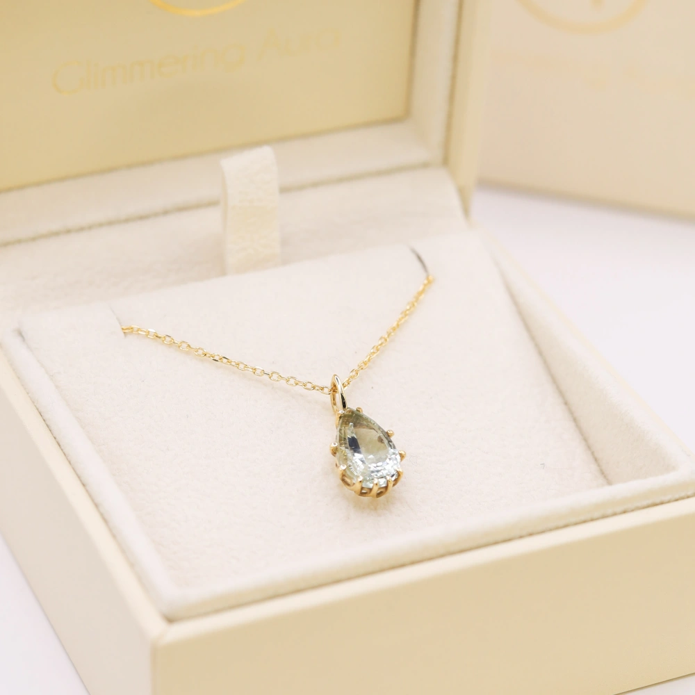 Green Amethyst Pendant - Pure Balance